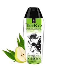 СЪЕДОБНЫЙ ЛЮБРИКАНТ НА ВОДНОЙ ОСНОВЕ СО ВКУСОМ ГРУШИ-ЗЕЛЕНОГО ЧАЯ SHUNGA TOKO AROMA 165 МЛ