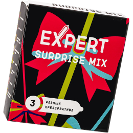 ПРЕЗЕРВАТИВЫ EXPERT СУПЕР МИКС 3 ШТ