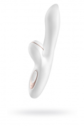 ВИБРАТОР SATISFYER PRO G-SPOT RABBIT, С ВАКУУМ-ВОЛНОВОВЫМ БЕСКОНТАКТНЫМ СТИМУЛЯТОРОМ КЛИТОРА