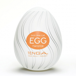 МАСТУРБАТОР С РЕЛЬЕФОМ СПИРАЛИ TENGA EGG TWISTER