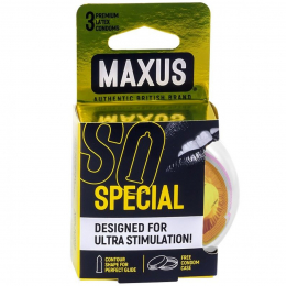 ПРЕЗЕРВАТИВЫ MAXUS SPECIAL В АБС 3 ШТ