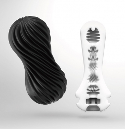 TENGA FLEX МАСТУРБАТОР ROCKY BLACK 