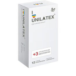 ПРЕЗЕРВАТИВЫ UNILATEX MULTIFRUTIS АРОМАТИЗИРОВАННЫЕ ,ЦВЕТНЫЕ 12+3 ШТ