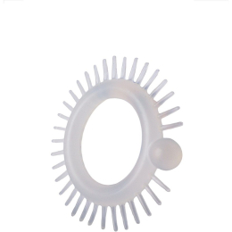 СИЛИКОНОВОЕ ЭРЕКЦИОННОЕ КОЛЬЦО С РЕСНИЧКАМИ SEX EXPERT