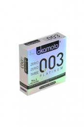 ПРЕЗЕРВАТИВЫ ОКАМОТО 003 PLATINUM №3 СУПЕР ТОНКИЕ