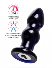 СТЕКЛЯННАЯ ВИБРОВТУЛКА SEXUS GLASS 11 СМ