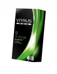 ПРЕЗЕРВАТИВЫ VITALIS PREMIUM X-LARGE УВЕЛИЧЕННОГО РАЗМЕРА 12 ШТ