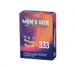 ПРЕЗЕРВАТИВ СТИМУЛИРУЮЩИЙ УВЕЛИЧЕННЫЙ SITABELLA MEN SIZE 333 1 ШТ