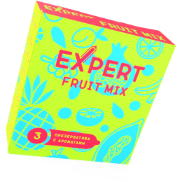 ПРЕЗЕРВАТИВЫ EXPERT С АРОМАТОМ FRUIT MIX 3 ШТ