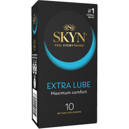 SKYN EXTRA LUBRICATED С ОБИЛЬНОЙ СМАЗКОЙ ПРЕЗЕРВАТИВЫ 10 ШТ