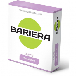 ПРЕЗЕРВАТИВЫ BARIERA КЛАССИЧЕСКИЕ 3 ШТ 