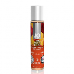 СЪЕДОБНЫЙ ЛЮБРИКАНТ JO FLAVORED PEACHY LIPS ПЕРСИК, 30 МЛ