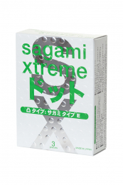 ПРЕЗЕРВАТИВЫ SAGAMI XTREME TYPE-E 3 ШТ