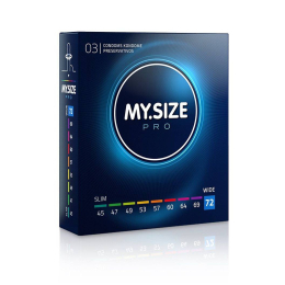 ПРЕЗЕРВАТИВЫ MY SIZE РАЗМЕР 72 3 ШТ
