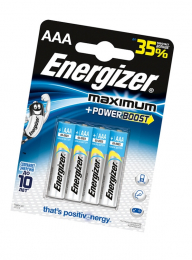 МИЗИНЧИКОВЫЕ БАТАРЕЙКИ ТИПА ААА ENERGIZERL LR03 MAXIMUM 4 ШТ