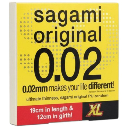 ПРЕЗЕРВАТИВ ПОЛИУРЕТАНОВЫЙ SAGAMI ORIGINAL 002 XL-SIZE 1 ШТ