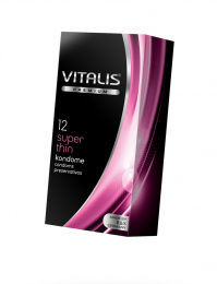 ПРЕЗЕРВАТИВЫ VITALIS PREMIUM SUPER THIN 12 ШТ