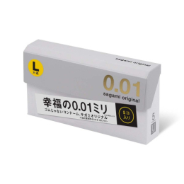 ПРЕЗЕРВАТИВЫ LARGE SAGAMI ORIGINAL 0.01 ПОЛИУРЕТАНОВЫЕ 5 ШТ