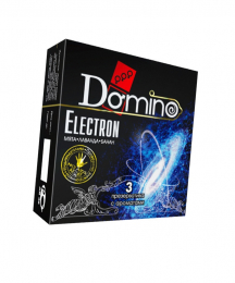 ПРЕЗЕРВАТИВЫ DOMINO PREMIUM ELECTRON: МЯТА, ЛАВАНДА И БАНАН 3 ШТ