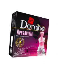 ПРЕЗЕРВАТИВЫ DOMINO PREMIUM APHRODISIA: РОЗА, МАРАКУЙЯ, ВАНИЛЬ 3 ШТ
