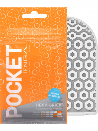 КАРМАННЫЙ МАСТУРБАТОР TENGA POCKET HEXA-BRICK