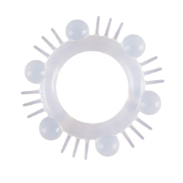 СИЛИКОНОВОЕ ЭРЕКЦИОННОЕ КОЛЬЦО С РЕСНИЧКАМИ SEX EXPERT