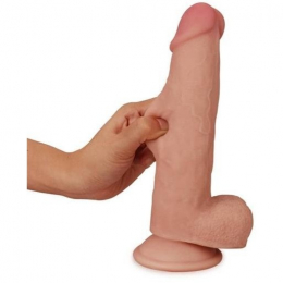 РЕАЛИСТИЧНЫЙ ФАЛЛОИМИТАТОР SKINLIKE SOFT DONG 20,5 СМ