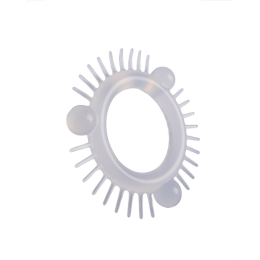 СИЛИКОНОВОЕ ЭРЕКЦИОННОЕ КОЛЬЦО С РЕСНИЧКАМИ SEX EXPERT