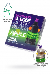 ПРЕЗЕРВАТИВ LUXE BLACK ULTIMATE ГРИВА МУЛАТА ЯБЛОКО 1 ШТ