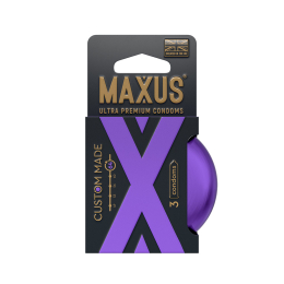 ПРЕЗЕРВАТИВЫ MAXUS CUSTOM MADE РАЗМЕР 64 3 ШТ