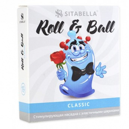 ПРЕЗЕРВАТИВ SITABELLA ROLL BALL КЛАССИКА С ШАРИКАМИ 1 ШТ