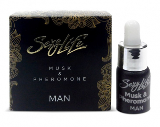 КОНЦЕНТРАТ ФЕРОМОНОВ SEXY LIFE МУЖ. MUSK&PHEROMONE 5МЛ