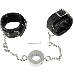 ЭРЕКЦИОННОЕ КОЛЬЦО И НАРУЧНИКИ CUFFS AND COCK RING