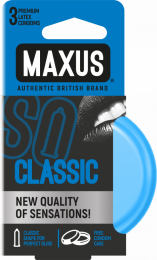 ПРЕЗЕРВАТИВЫ MAXUS CLASSIC В Ж/К 3 ШТ