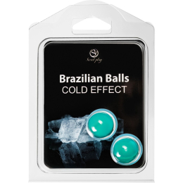 МАССАЖНОЕ МАСЛО ОХЛАЖДАЮЩЕЕ BRAZILIAN BALLS 2 ШТ