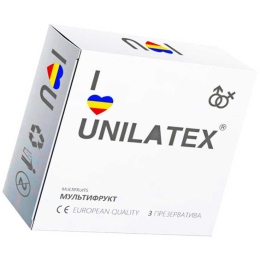 ПРЕЗЕРВАТИВЫ UNILATEX MULTIFRUTIS АРОМАТИЗИРОВАННЫЕ ,ЦВЕТНЫЕ 3 ШТ