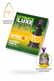 ПРЕЗЕРВАТИВ LUXE BLACK ULTIMATE ХОЗЯИН ТАЙГИ АБРИКОС 1 ШТ