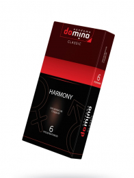 ПРЕЗЕРВАТИВЫ DOMINO HARMONY ГЛАДКИЕ 6 ШТ