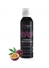 ШИПУЧАЯ УВЛАЖНЯЮЩАЯ ПЕНА ДЛЯ ЧУВСТВЕННОГО МАССАЖА ORGIE ACQUA CROCCANTE PASSION FRUIT, 150 МЛ