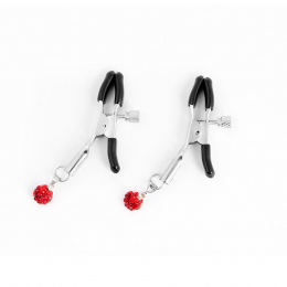 ЗАЖИМЫ НА СОСКИ С КРАСНЫМИ СТРАЗАМИ