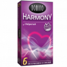 Презервативы DOMINO HARMONY Ребристый №6