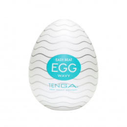 МАСТУРБАТОР С РЕЛЬЕФОМ В ВИДЕ ВОЛН TENGA EGG WAVY