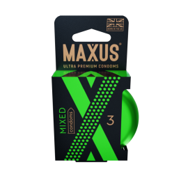 ПРЕЗЕРВАТИВЫ НАБОР MAXUS MIXED В Ж/К 3 ШТ