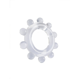 СИЛИКОНОВОЕ ЭРЕКЦИОННОЕ КОЛЬЦО С ШАРИКАМИ SEX EXPERT