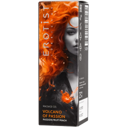 СЪЕДОБНЫЙ ЖИДКИЙ ВИБРАТОР VOLCANO OF PASSION ПЕРСИК И МАРАКУЯ EROTIST 25 МЛ