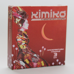 ПРЕЗЕРВАТИВЫ KIMIKO (с ароматом сакуры) 3 шт