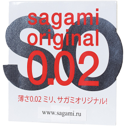 ПРЕЗЕРВАТИВ ПОЛИУРЕТАНОВЫЙ SAGAMI ORIGINAL 0,02 1 ШТ