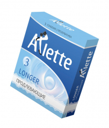 ПРЕЗЕРВАТИВЫ ARLETTE LONGER ПРОДЛЕВАЮЩИЕ 3 ШТ