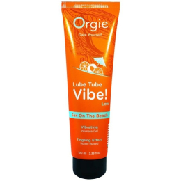 ЛУБРИКАНТ С ЭФФЕКТОМ ВИБРАЦИИ ORGIE LUBE TUBE VIBE LOW SEX ON THE BEACH, 100 МЛ