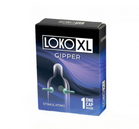 ПРЕЗЕРВАТИВ СТИМУЛИРУЮЩИЙ УВЕЛИЧЕННЫЙ SITABELLA LOKO XL GIPPER 1 ШТ